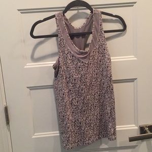 Lululemon Grey Floral Tank 6